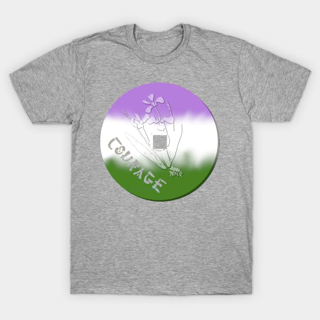 Courage Token - GQ Pride T-Shirt by LochNestFarm